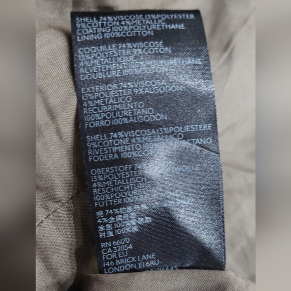 Anthropologie Vegan Leather Pleated Skirt Moss Green Lined Raw Hem Elastic Waist - Picture 9 of 12